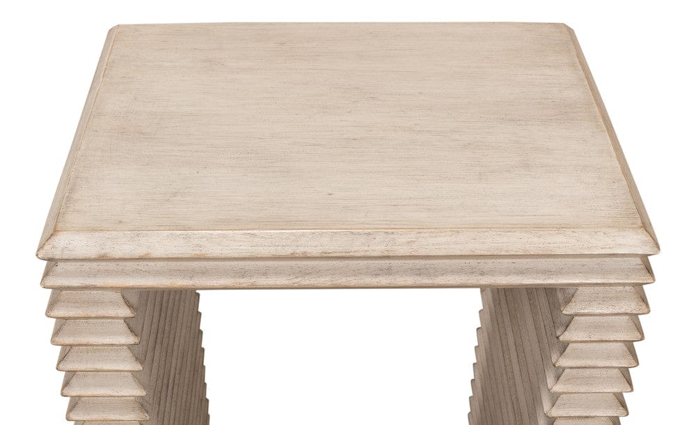 Sarreid Ltd - *Stacked Side Table, Stone Grey in Grey - 53527-1 view 7
