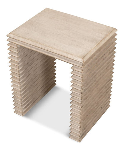 Sarreid Ltd - *Stacked Side Table, Stone Grey in Grey - 53527-1 view 9