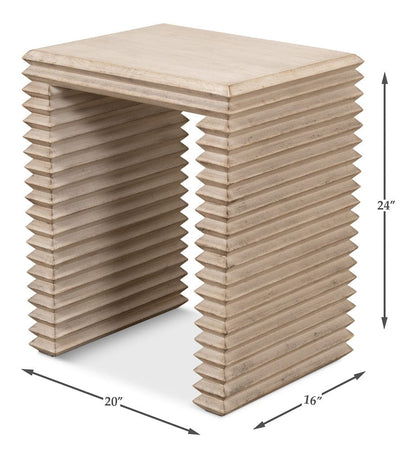Sarreid Ltd - *Stacked Side Table, Stone Grey in Grey - 53527-1 view 14