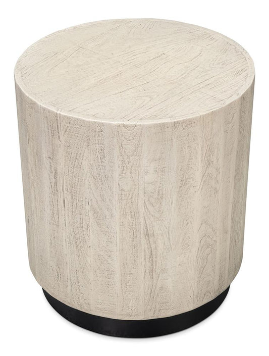 Sarreid Ltd - Stanford End Table - Beige - 53938 veiw 2