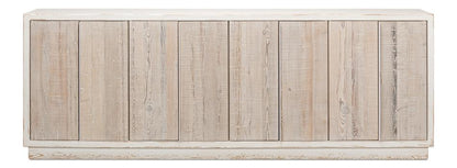 Sarreid Ltd - Stefano Narrow Sideboard - White - 53197 veiw 1