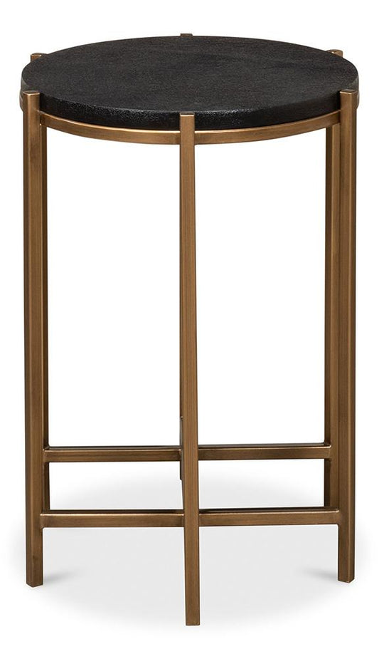 Sarreid Ltd - Stillwell Side Table - Black - 40817 veiw 2