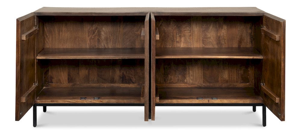 Sarreid Ltd - Suzette Sideboard in Black - 53649 view 3