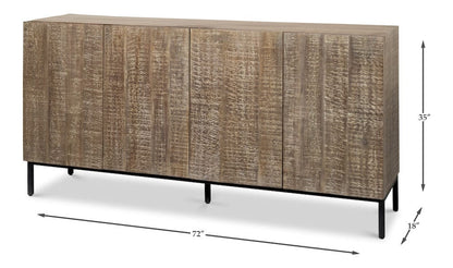 Sarreid Ltd - Suzette Sideboard in Black - 53649 view 13