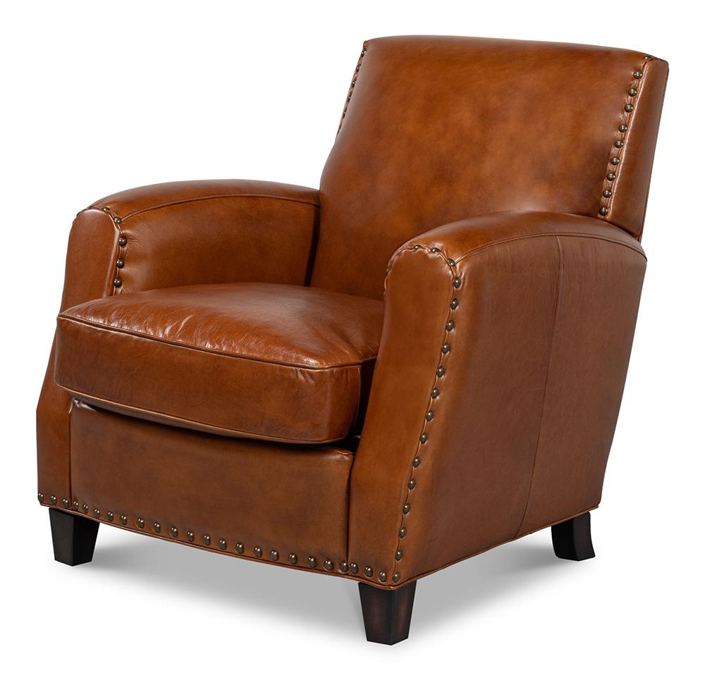 Sarreid Ltd - Taft Chair - Brown - 53258 veiw 1