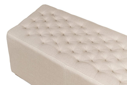 Sarreid Ltd - The 6 Foot Bench in Beige - 27720 view 5