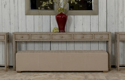 Sarreid Ltd - The 6 Foot Bench in Beige - 27720 view 7