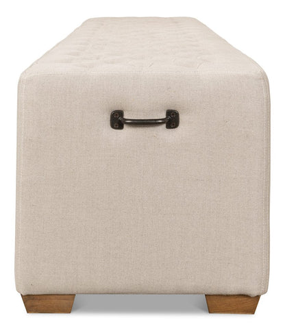 Sarreid Ltd - The 6 Foot Bench in Beige - 27720 view 10