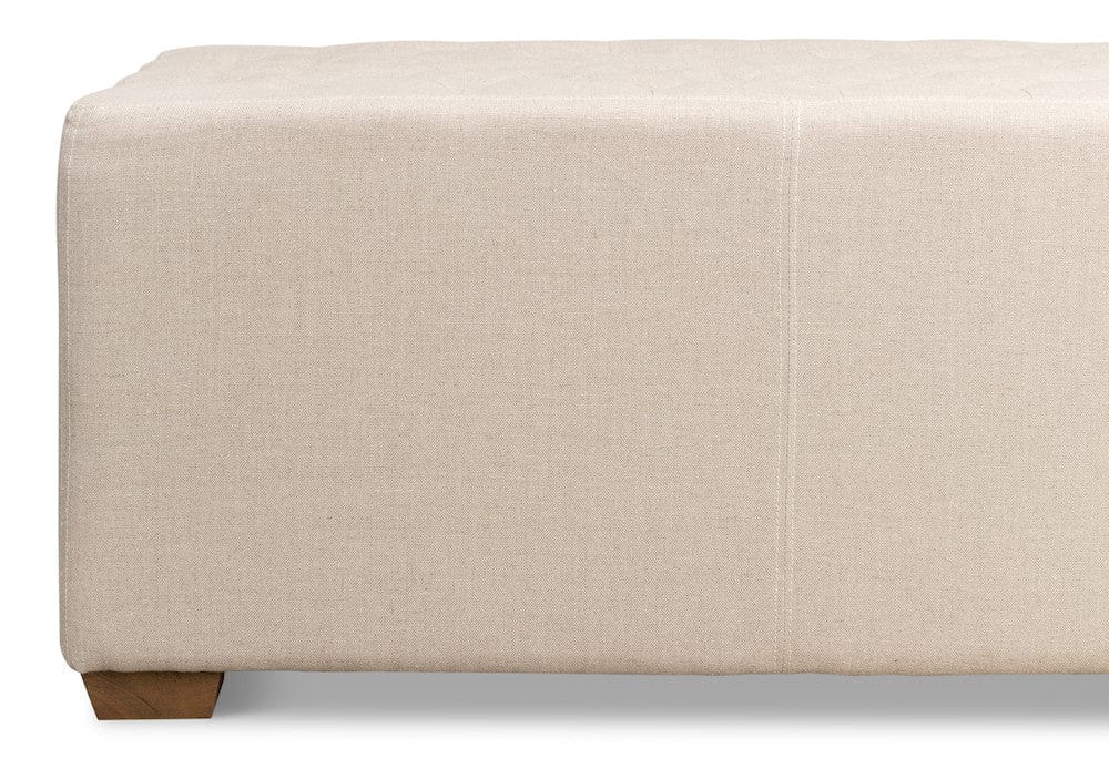Sarreid Ltd - The 6 Foot Bench in Beige - 27720 view 11