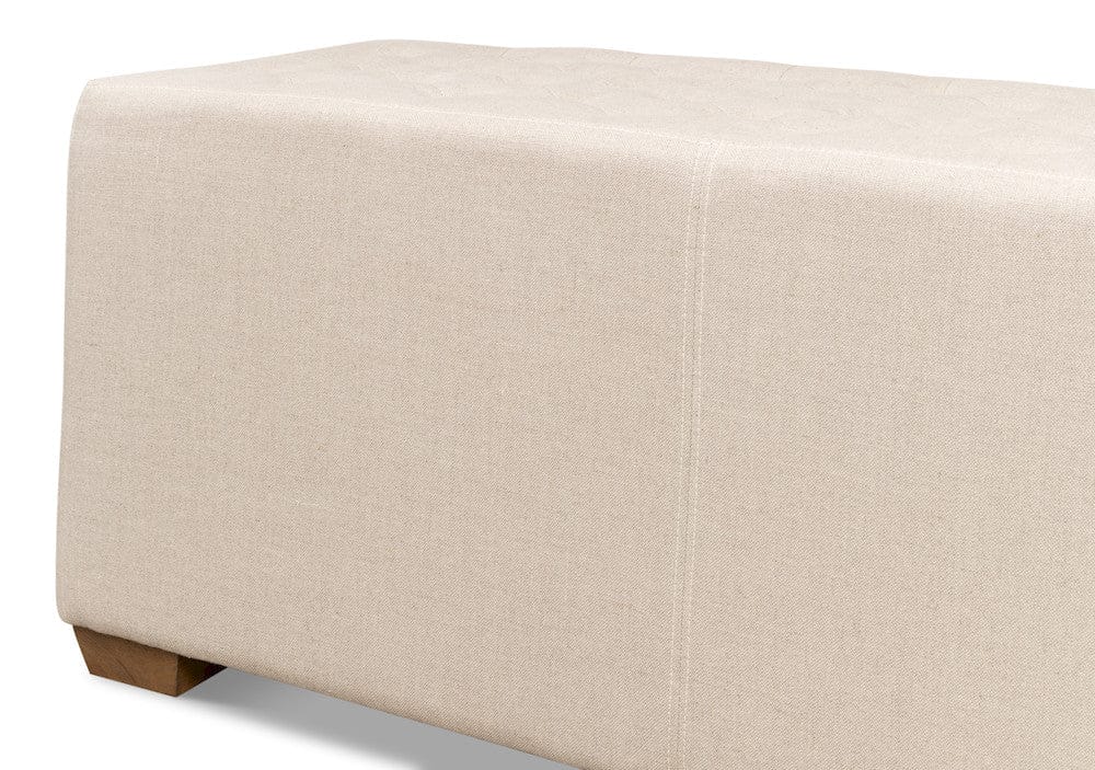 Sarreid Ltd - The 6 Foot Bench in Beige - 27720 view 13