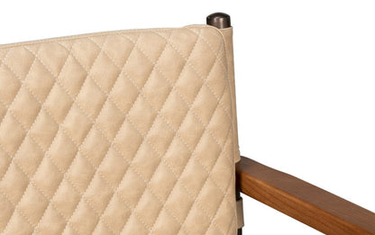 Sarreid Ltd - The Harley Chair, Cappuccino White Lthr in White - 30621-CAP view 7
