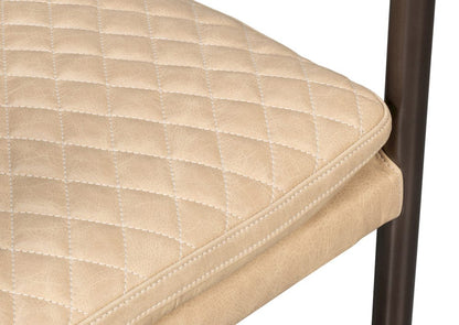 Sarreid Ltd - The Harley Chair, Cappuccino White Lthr in White - 30621-CAP view 11