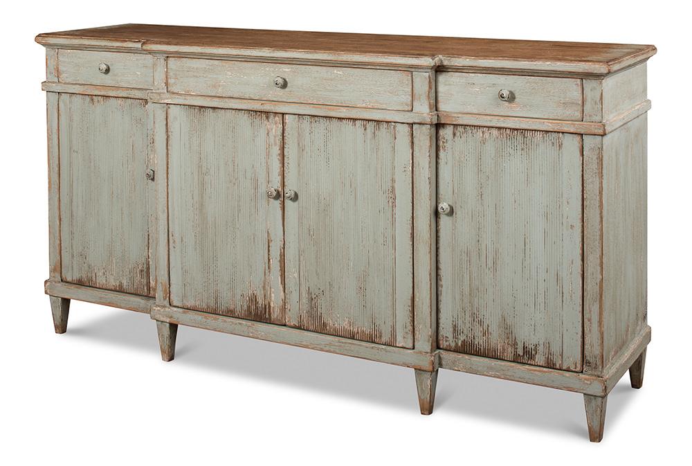 Sarreid Ltd - Theo Buffet - Sage - 53283 veiw 1