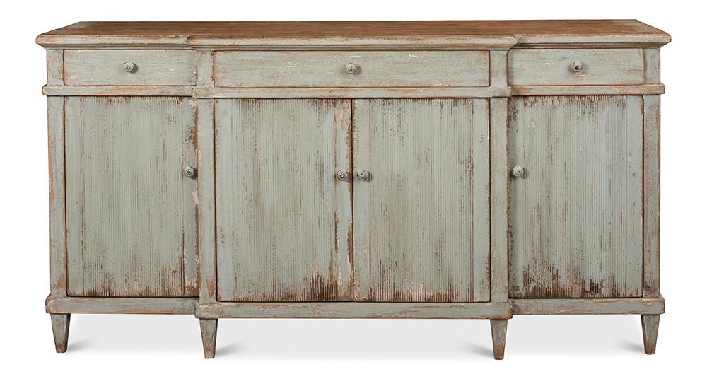 Sarreid Ltd - Theo Buffet - Sage - 53283 veiw 2