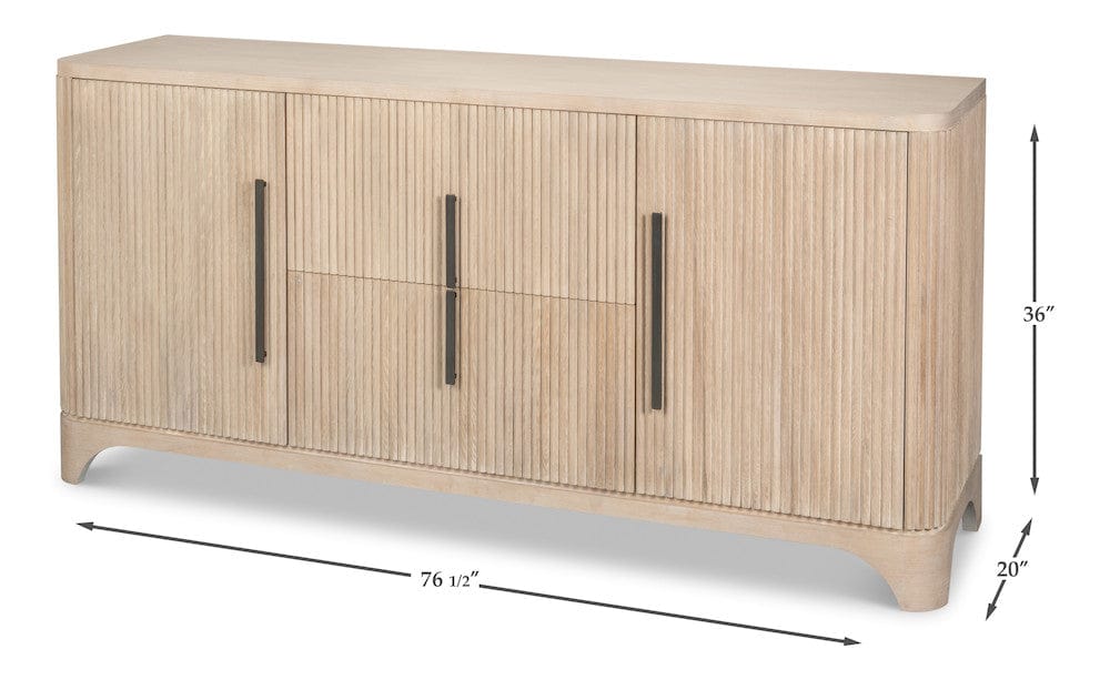 Sarreid Ltd - Topsail Credenza in Brown - 54292-BO view 13