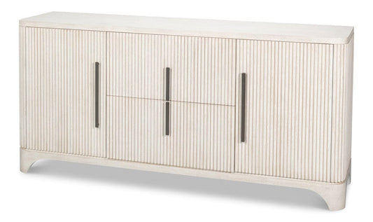 Sarreid Ltd - Topsail Credenza in White - 54292-WW view 1