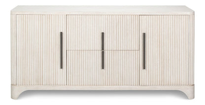 Sarreid Ltd - Topsail Credenza in White - 54292-WW view 2