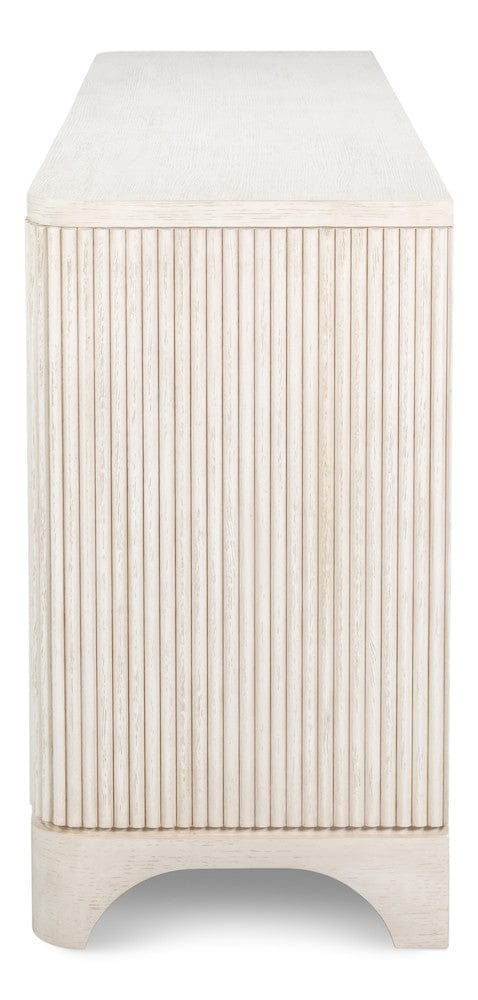 Sarreid Ltd - Topsail Credenza in White - 54292-WW view 8