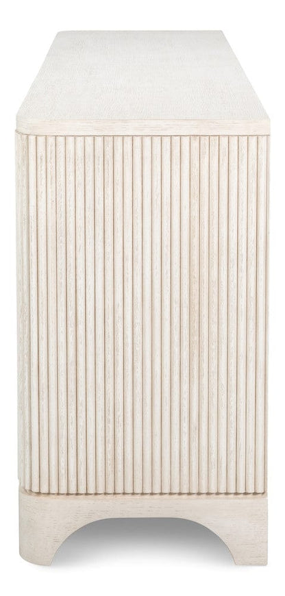Sarreid Ltd - Topsail Credenza in White - 54292-WW view 8