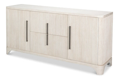 Sarreid Ltd - Topsail Credenza in White - 54292-WW view 12