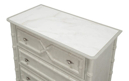 Sarreid Ltd - Tortola Chest in White - 54262 view 4