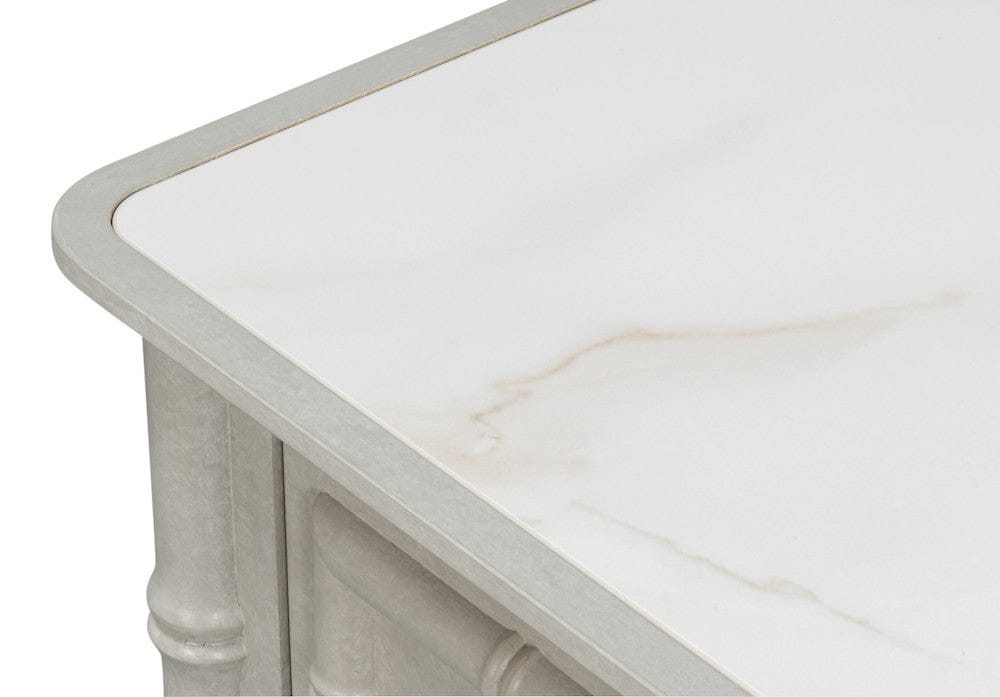 Sarreid Ltd - Tortola Chest in White - 54262 view 5