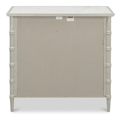 Sarreid Ltd - Tortola Chest in White - 54262 view 7