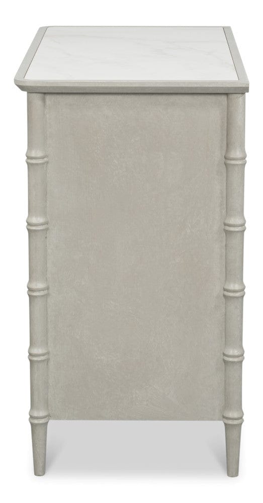Sarreid Ltd - Tortola Chest in White - 54262 view 8