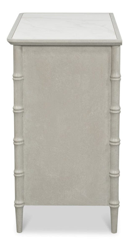 Sarreid Ltd - Tortola Chest in White - 54262 view 8