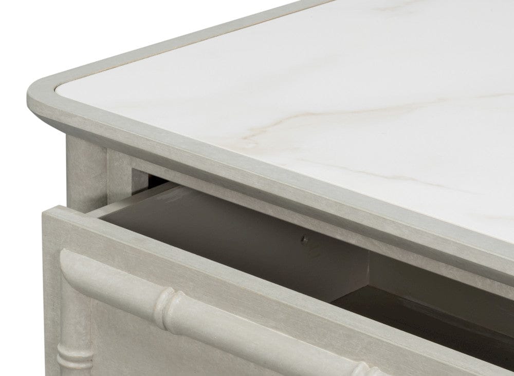 Sarreid Ltd - Tortola Chest in White - 54262 view 12