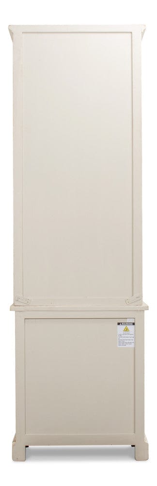 Sarreid Ltd - Tower Bookcase in Ivory - 40376 view 7