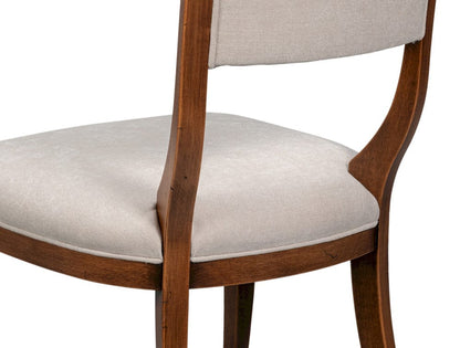 Sarreid Ltd - Trophy Elegant Side Chair,Noce Anticato in Black - 54181-NATV view 7