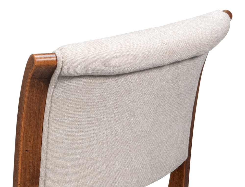 Sarreid Ltd - Trophy Elegant Side Chair,Noce Anticato in Black - 54181-NATV view 9