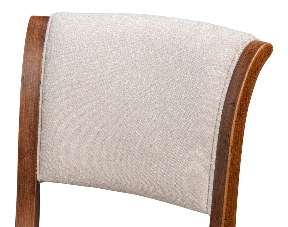Sarreid Ltd - Trophy Elegant Side Chair,Noce Anticato in Black - 54181-NATV view 12