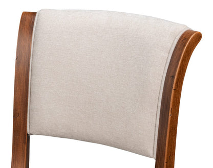 Sarreid Ltd - Trophy Elegant Side Chair,Noce Anticato in Black - 54181-NATV view 12
