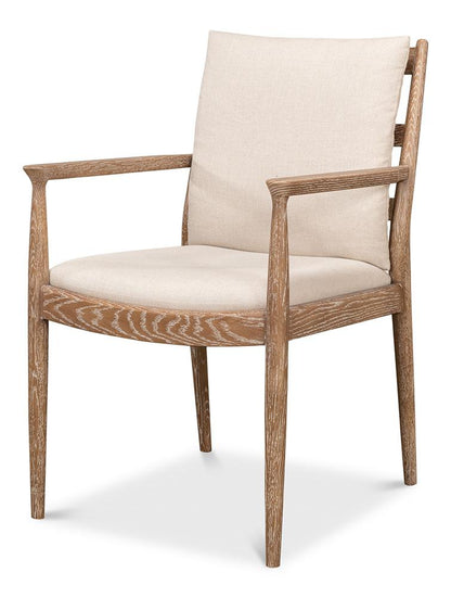 Sarreid Ltd - Tugen Armchair - Natural - 53474 veiw 1