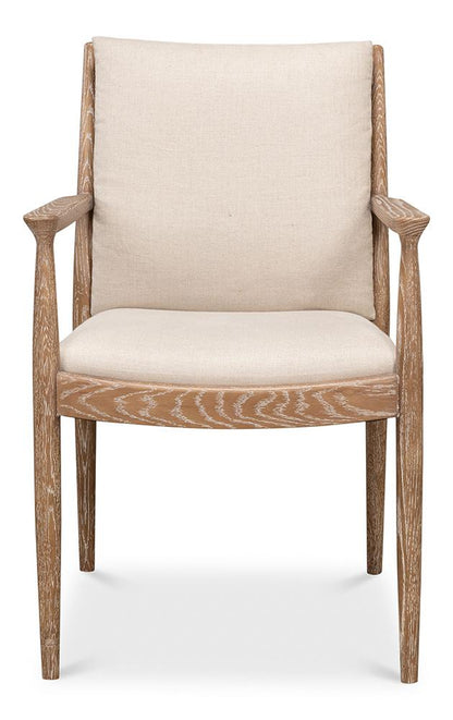 Sarreid Ltd - Tugen Armchair - Natural - 53474 veiw 2