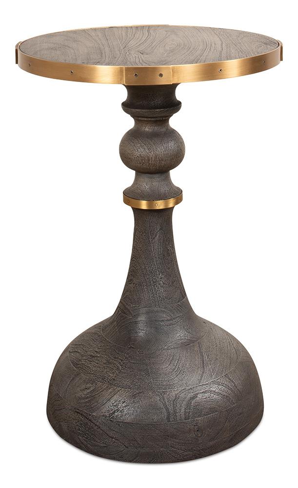 Sarreid Ltd - Upturned Goblet Side Table - Grey - 40662 veiw 1