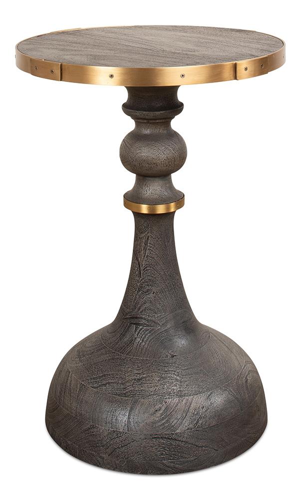 Sarreid Ltd - Upturned Goblet Side Table - Grey - 40662 veiw 2