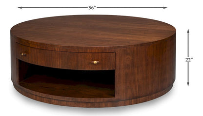 Sarreid Ltd - Vero Cocktail Table in Brown - 54286 view 12