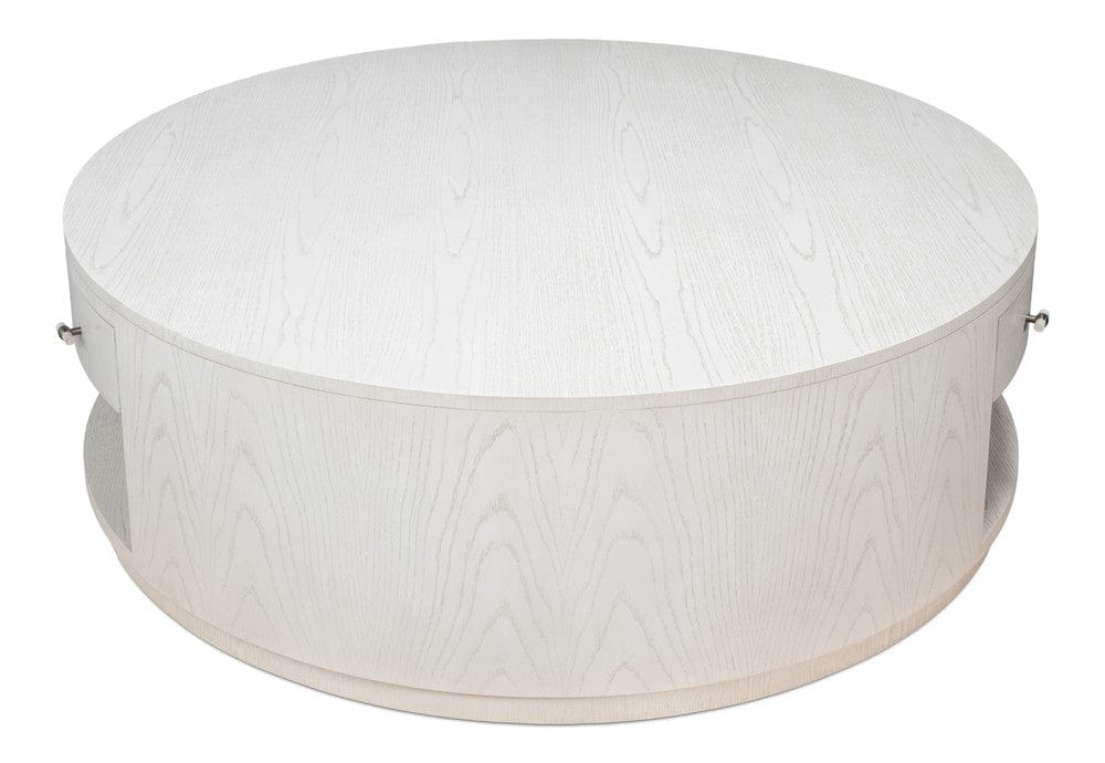 Sarreid Ltd - Vero Cocktail Table in White - 54286-WW view 4