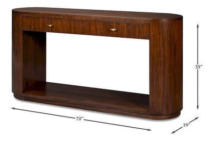 Sarreid Ltd - Vero Console Table in Brown - 54288 view 12