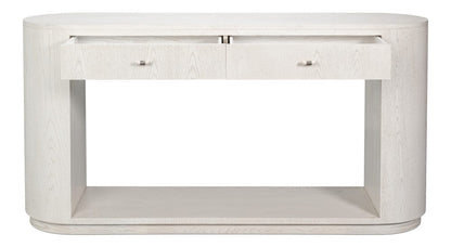 Sarreid Ltd - Vero Console Table in White - 54288-WW view 3