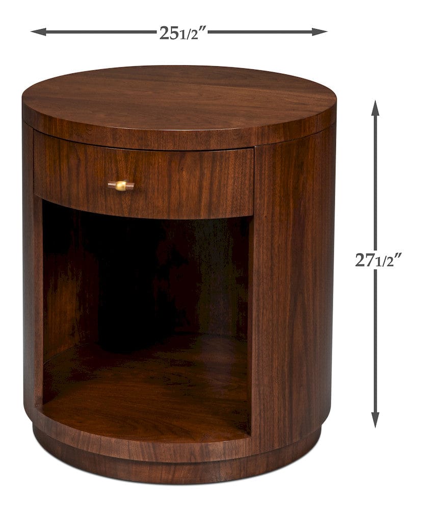 Sarreid Ltd - Vero Side Table in Brown - 54287 view 12