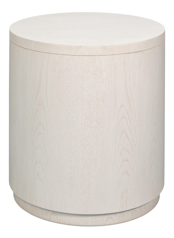 Sarreid Ltd - Vero Side Table in White - 54287-WW view 7