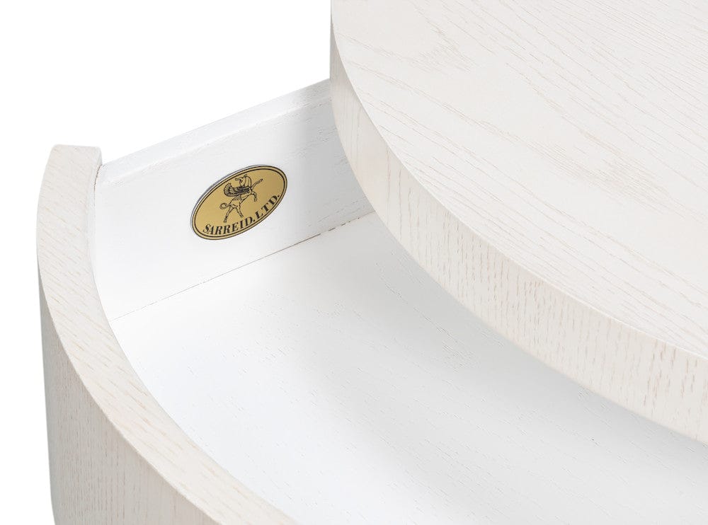 Sarreid Ltd - Vero Side Table in White - 54287-WW view 8