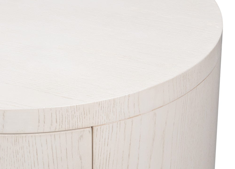 Sarreid Ltd - Vero Side Table in White - 54287-WW view 9