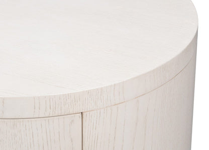 Sarreid Ltd - Vero Side Table in White - 54287-WW view 9