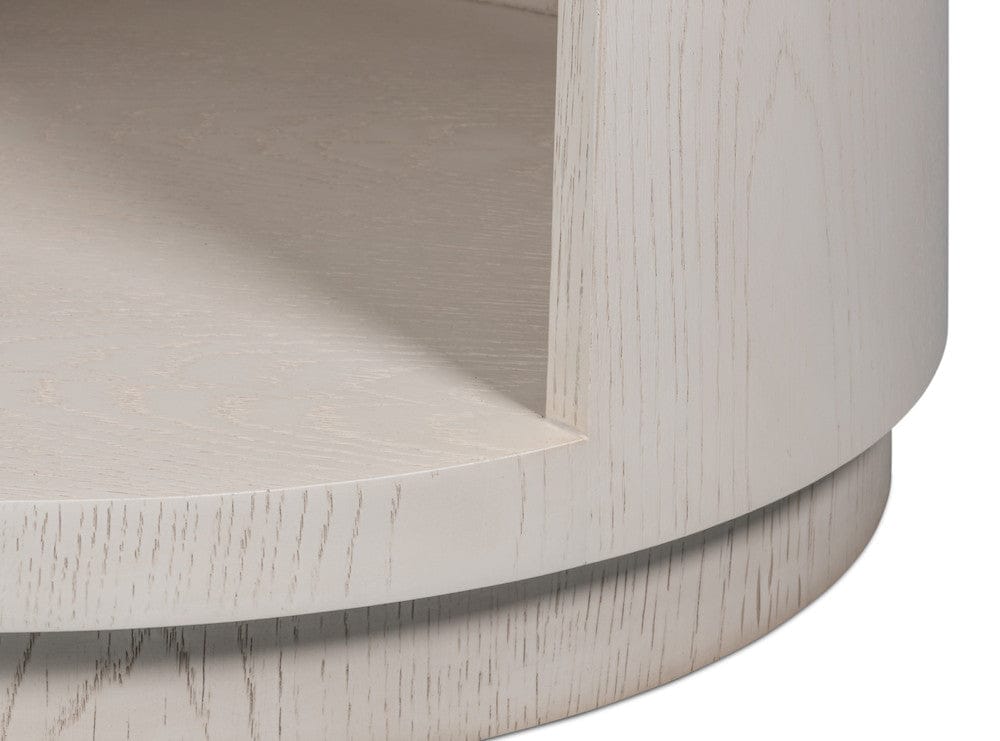 Sarreid Ltd - Vero Side Table in White - 54287-WW view 11