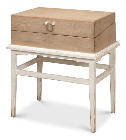 Sarreid Ltd - Warmly Box On Stand in Grey - 52976 view 1